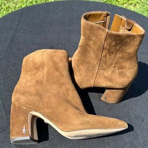 Sam Edelman Suede Boots Womens size 7 1/2